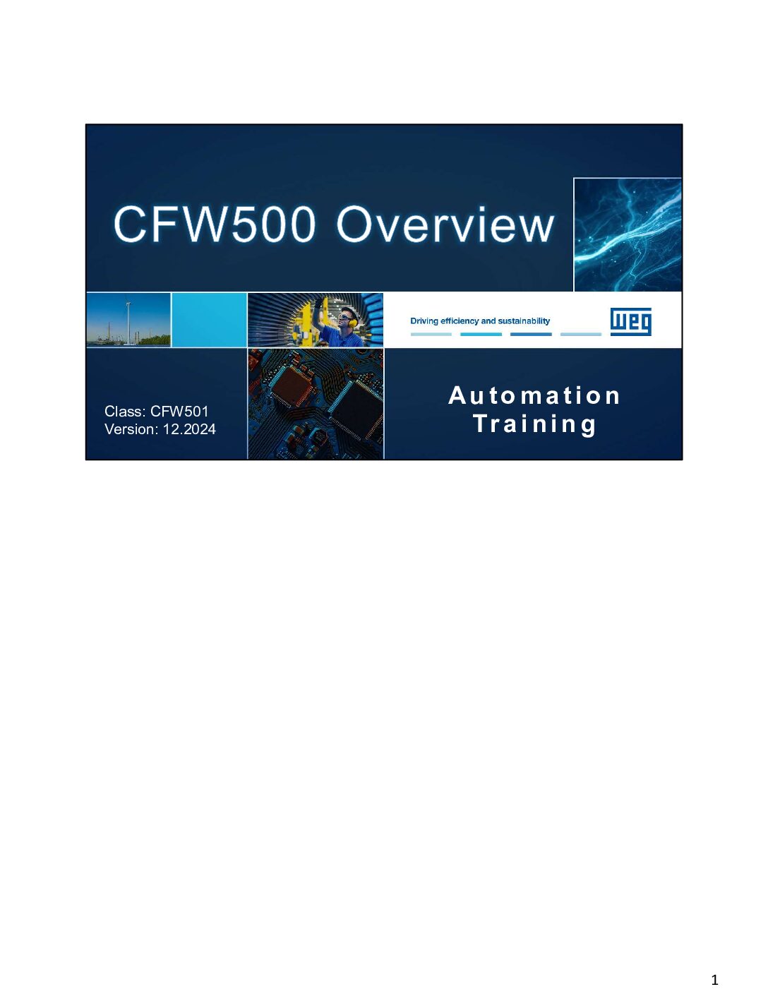 CFW500 Overview with NOTES