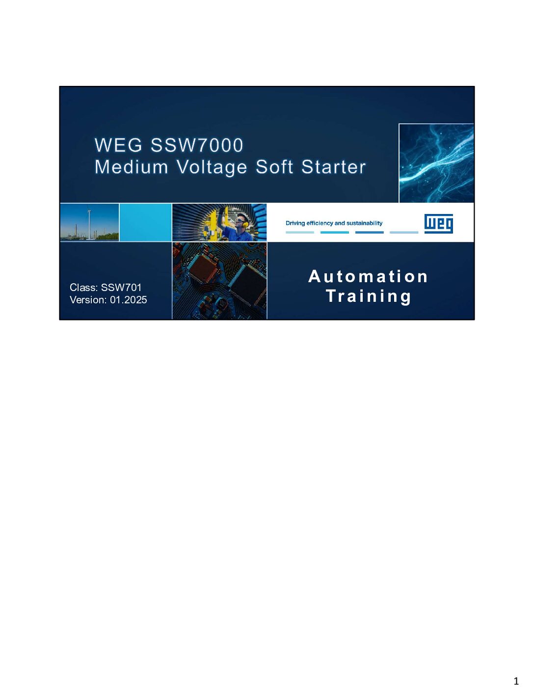 SSW7000 Medium Voltage Soft Starter with NOTES